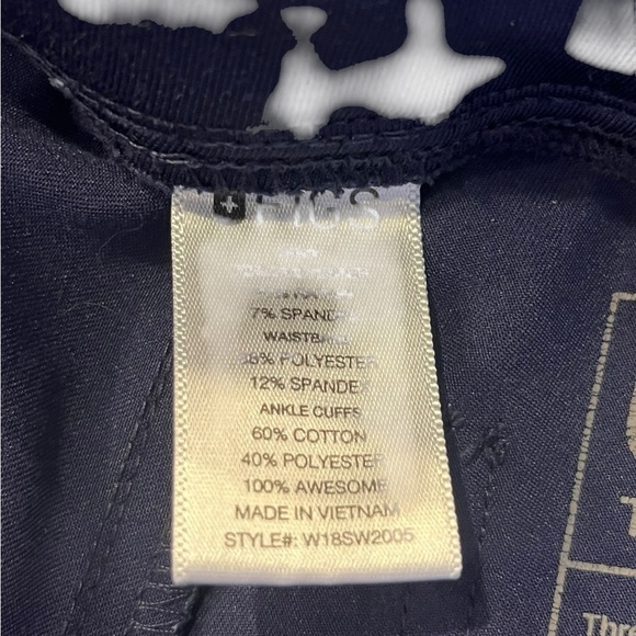 FIGS Lot of 2 Blue Zamora Jogger Scrub Pants - Picture 6 of 7